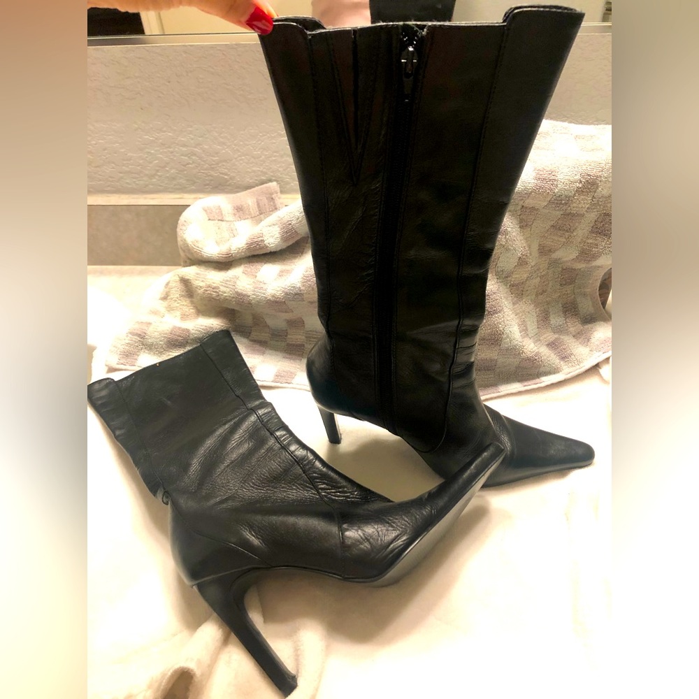 Steve Madden Leather Boots.